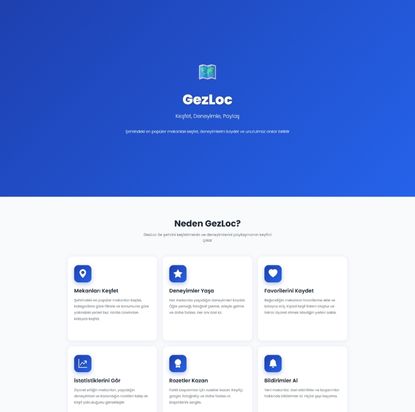GezLoc - Gezici Lokasyon Uygulaması Referansı