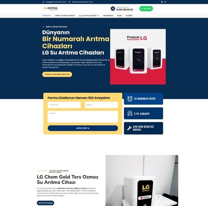 LG Arıtma Cihazları - Su Arıtma Referansı